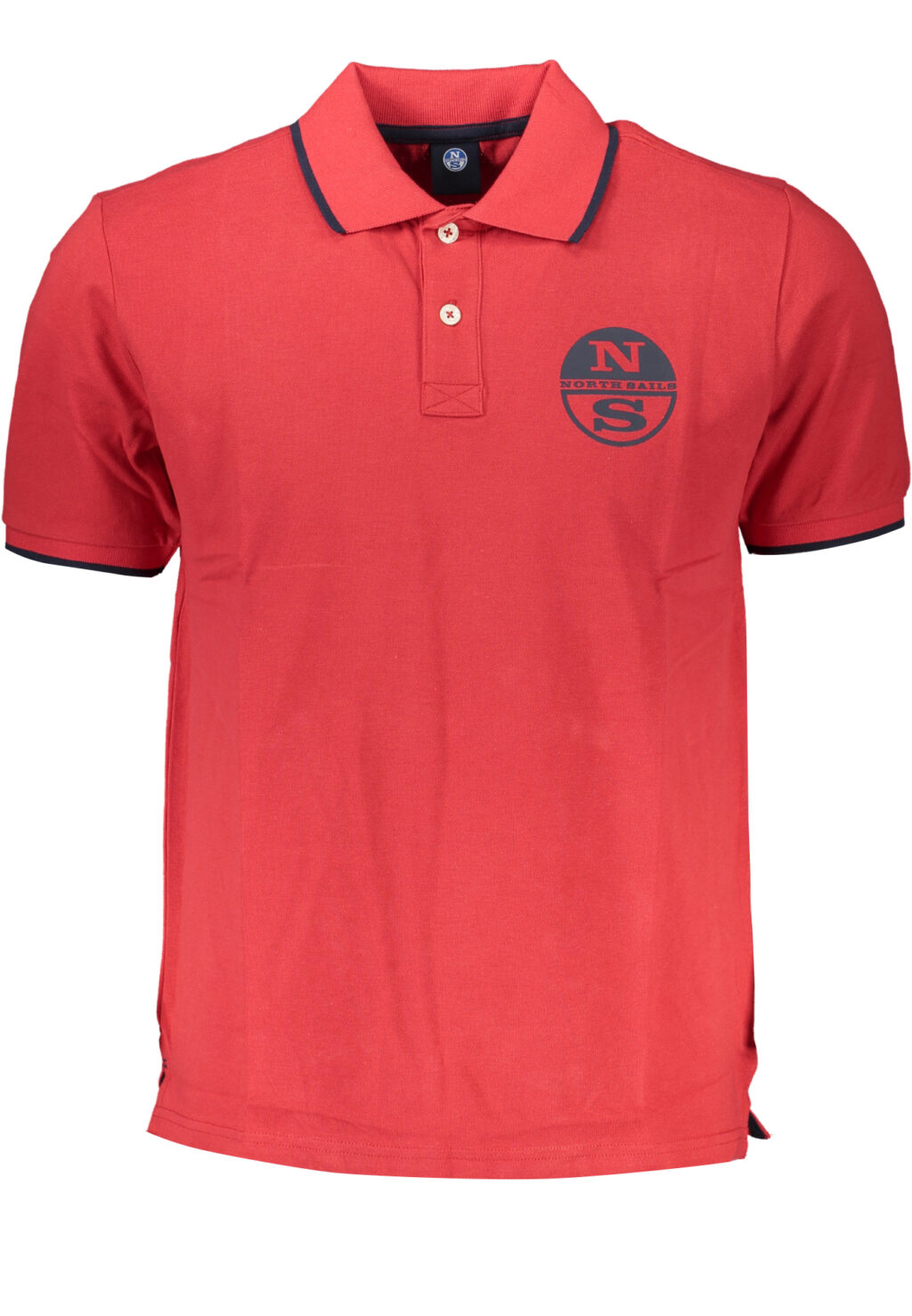 NORTH SAILS MEN'S RED SHORT SLEEVED POLO SHIRT 902828000_RO0230