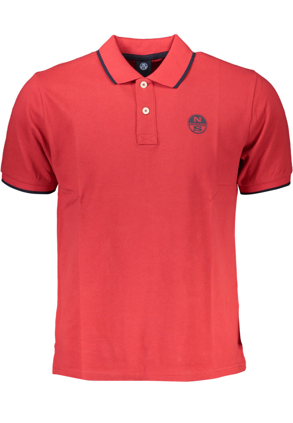 NORTH SAILS MEN'S RED SHORT SLEEVED POLO SHIRT 902830000_RO0230