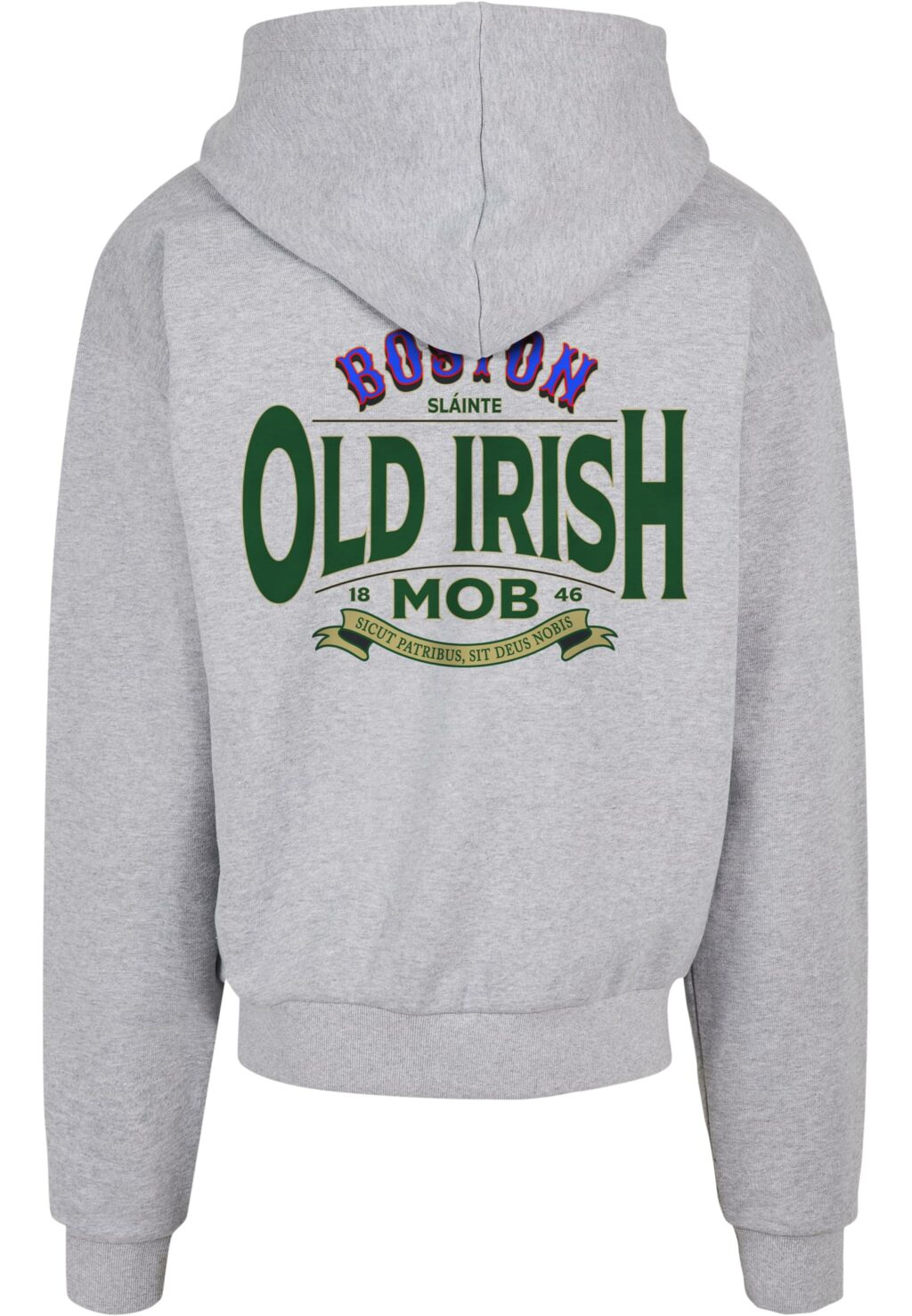 Old Irish Mob Ultraheavy Oversize Hoody grey MT2550