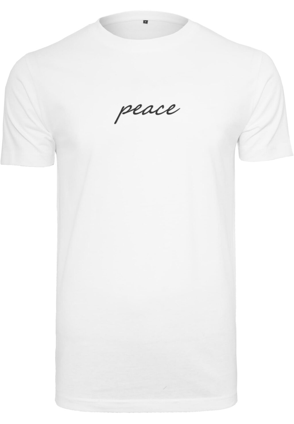 Peace Wording EMB Tee white MT3161