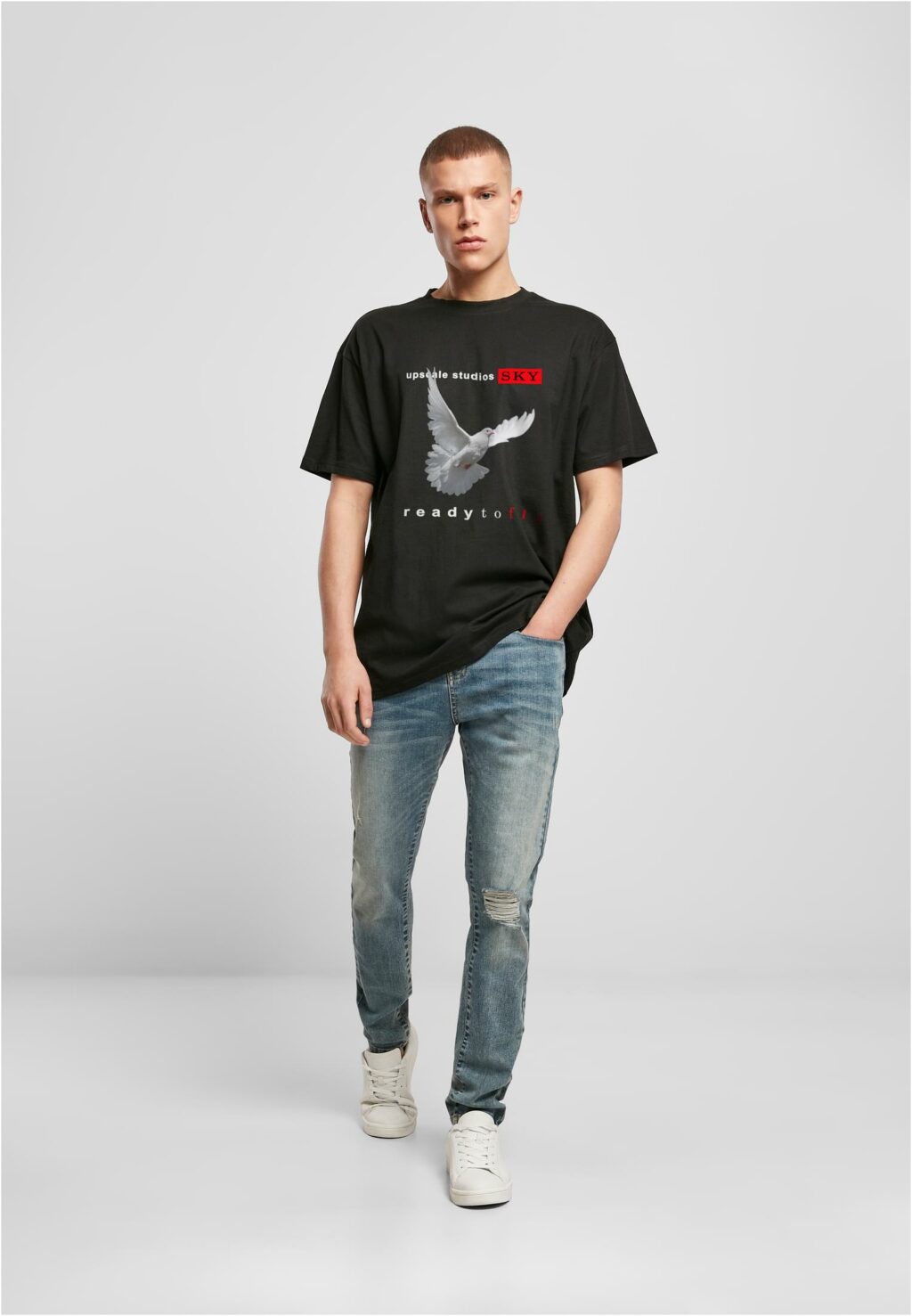 Ready to fly Oversize Tee black MT2865