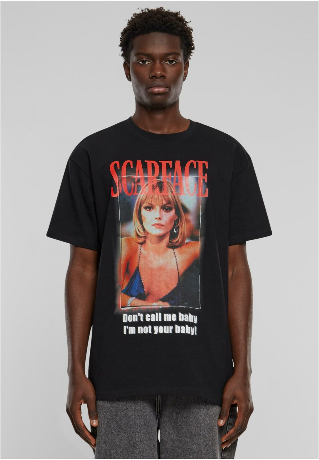 Scarface Don't call me baby Heavy Oversize Tee black MT3004