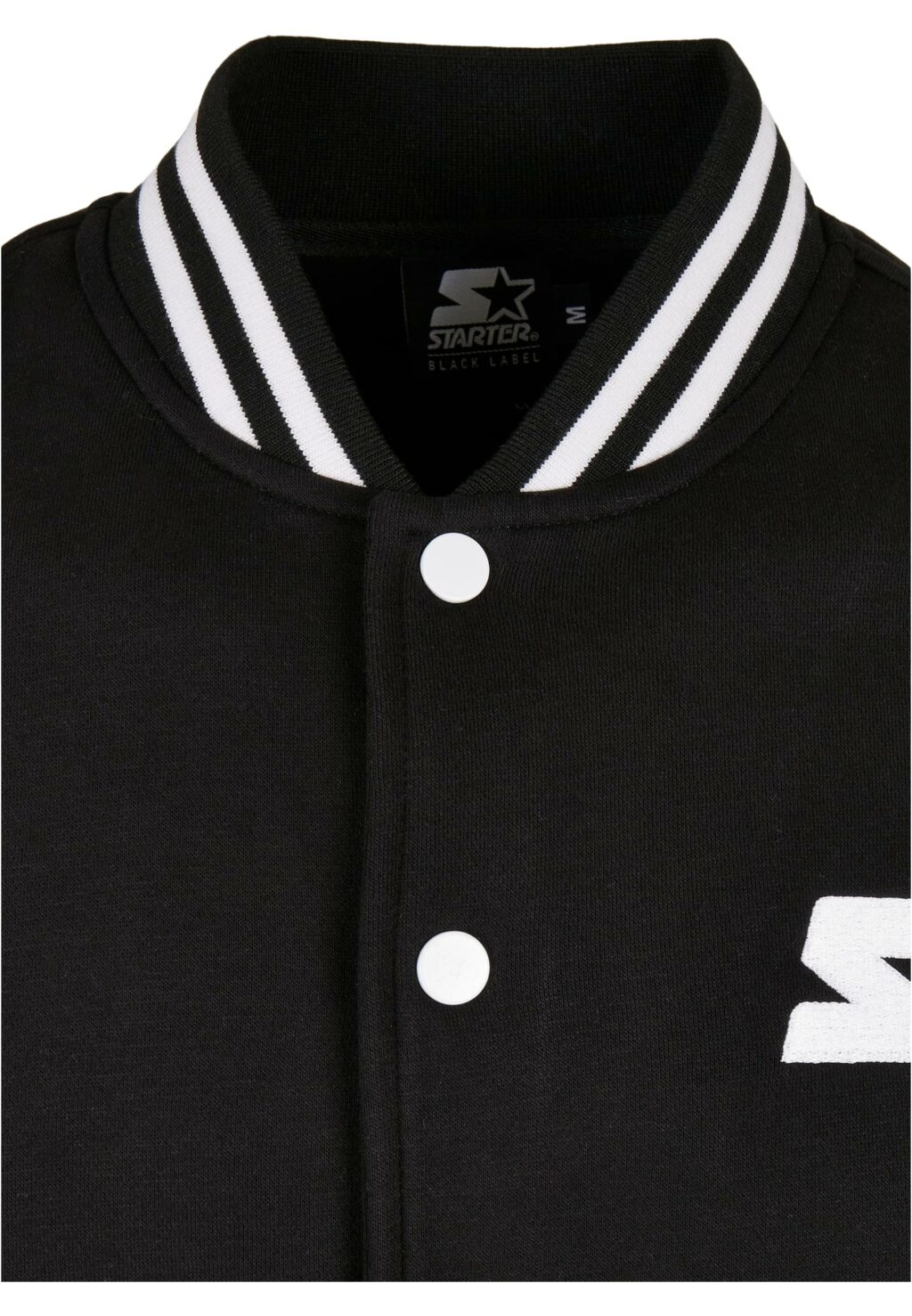 Starter College Fleece Jacket black/white ST107