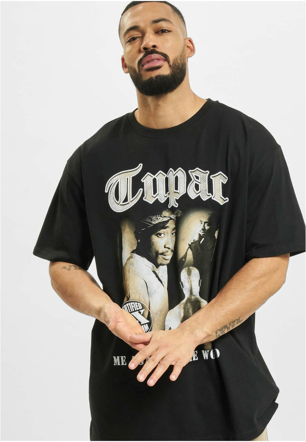 Tupac MATW Sepia Oversize Tee black MT1809