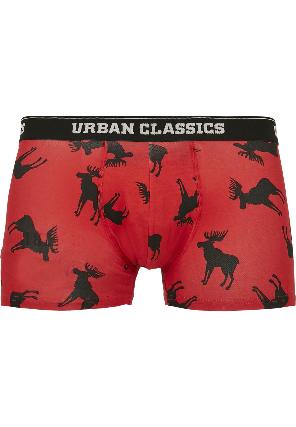 Urban Classics Boxer Shorts 3-Pack red plaid aop+moose aop+blk TB3839