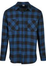 Urban Classics Checked Flanell Shirt blue/black TB297