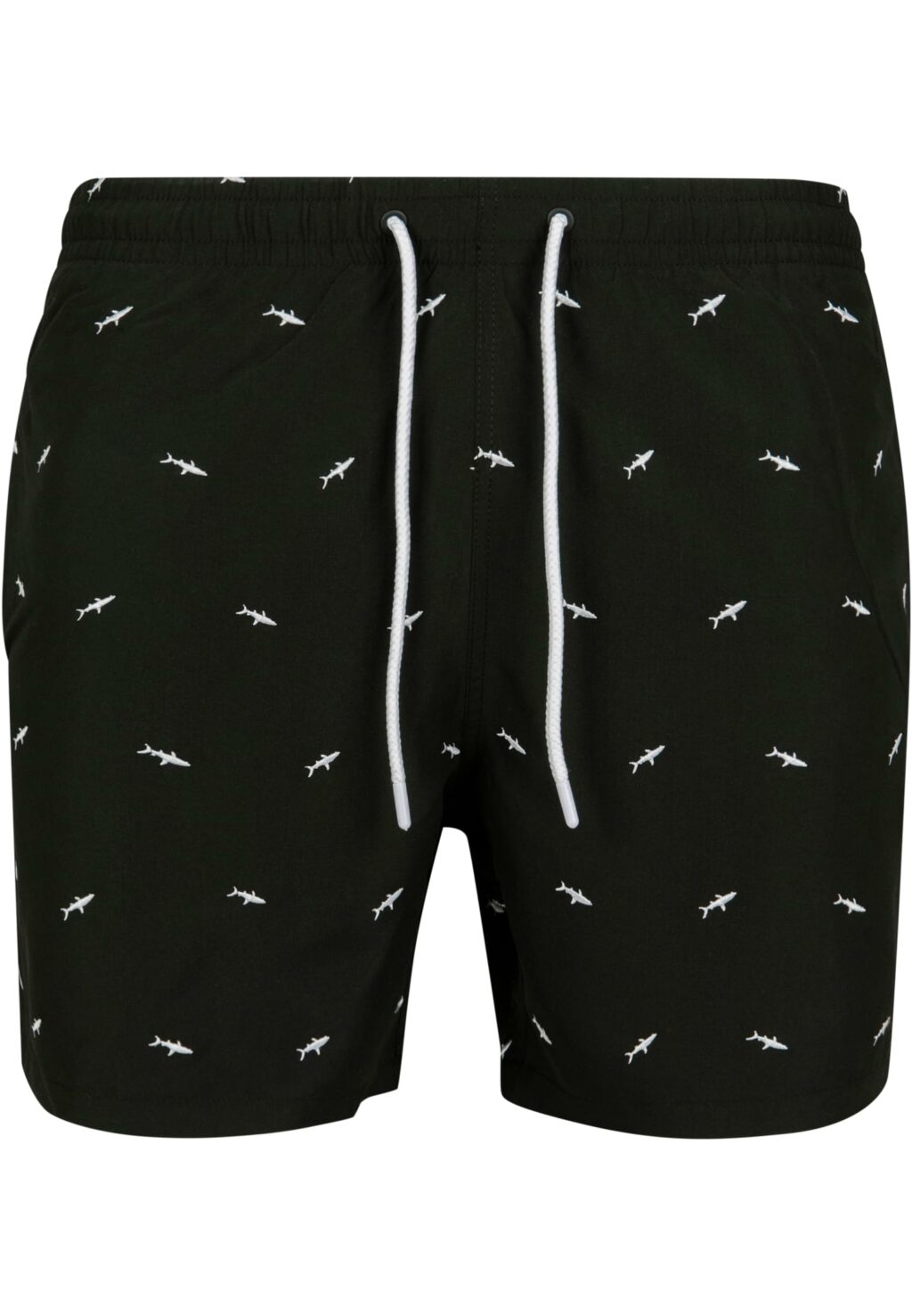 Urban Classics Embroidery Swim Shorts shark/black/white TB2680