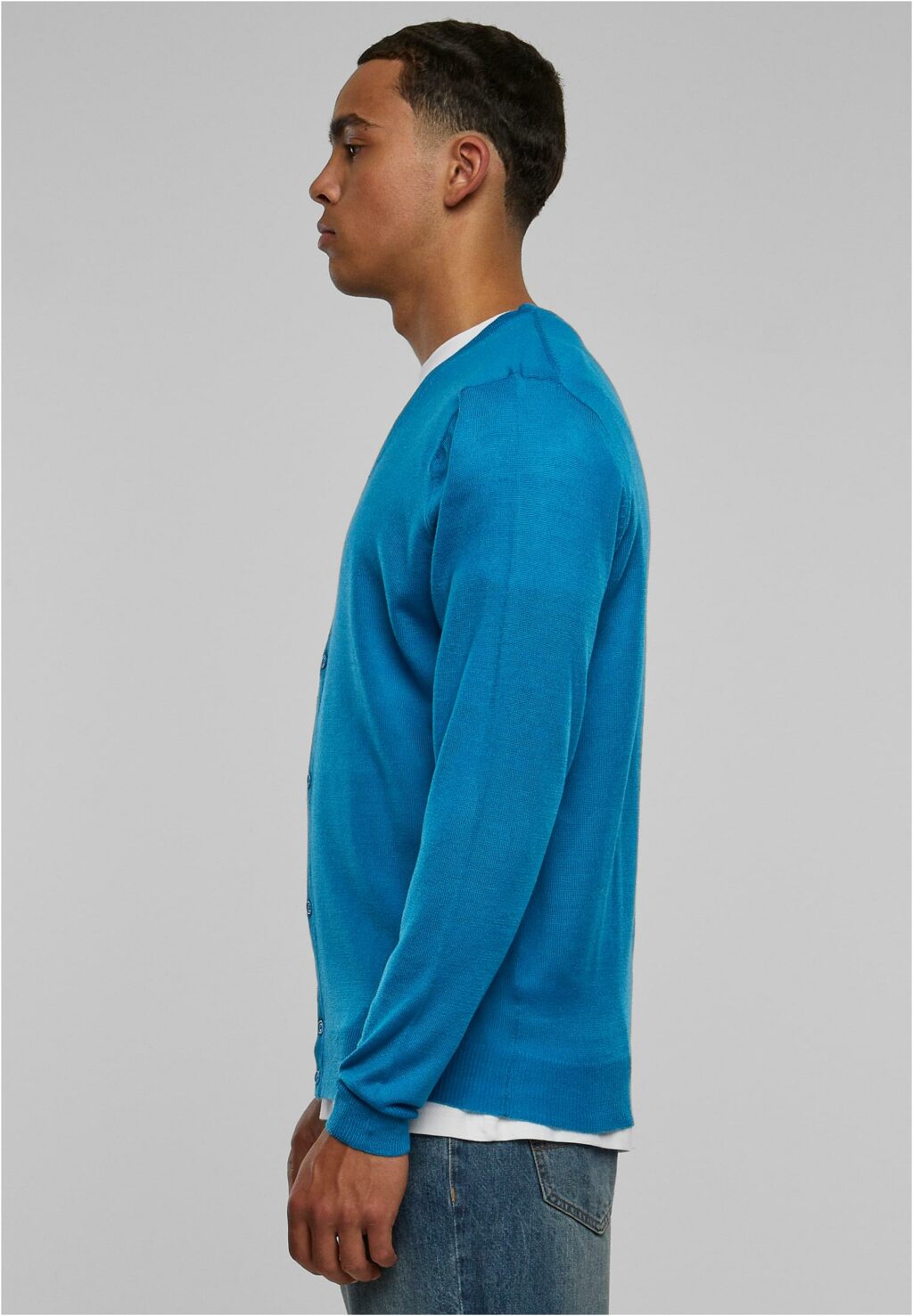 Urban Classics Knitted Cardigan turquoise TB405