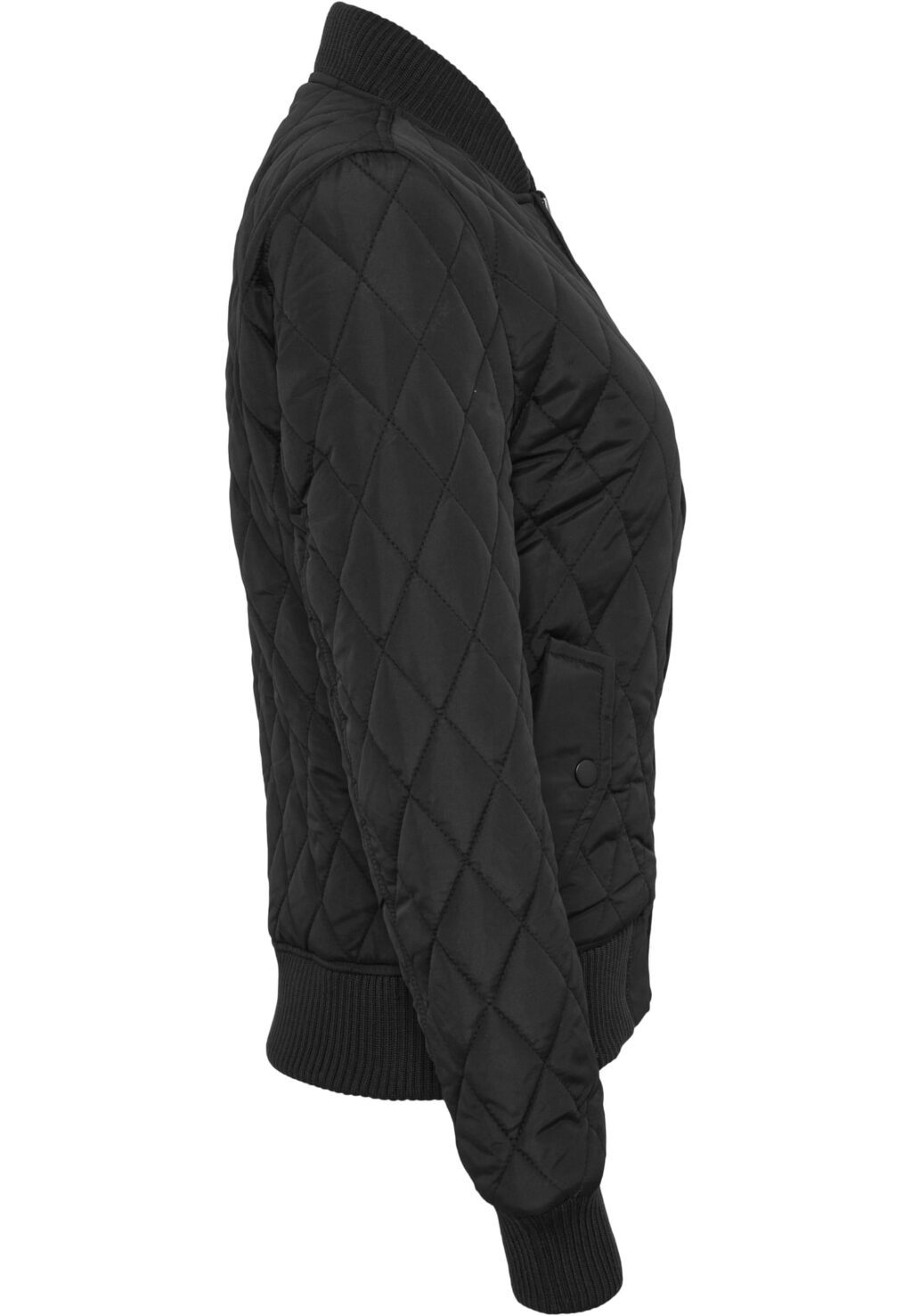 Urban Classics Ladies Diamond Quilt Nylon Jacket black TB806