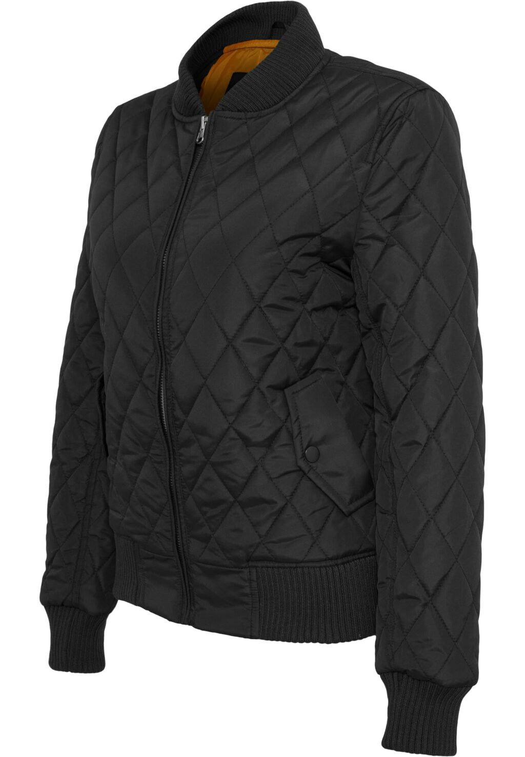 Urban Classics Ladies Diamond Quilt Nylon Jacket black TB806