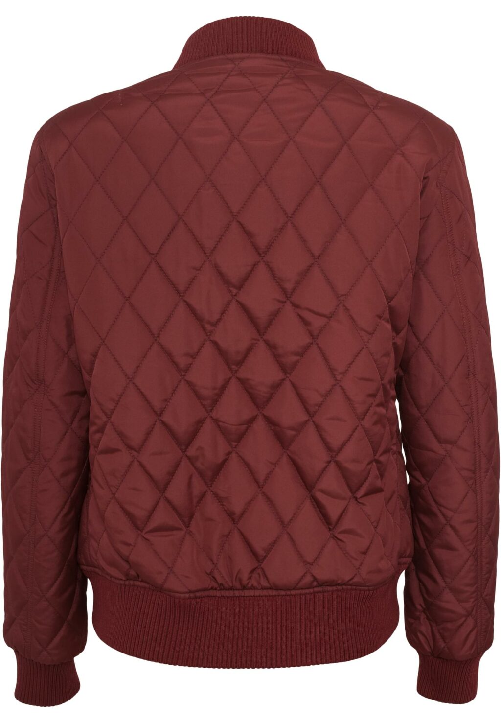Urban Classics Ladies Diamond Quilt Nylon Jacket burgundy TB806