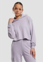 Urban Classics Ladies Oversized Cropped Light Terry Hoodie dustylilac TB6854