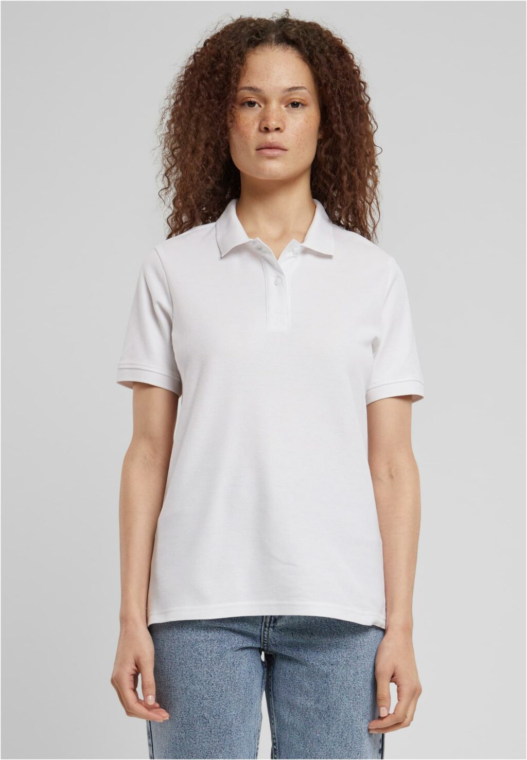 Urban Classics Ladies Polo Shirt white TB6183