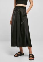 Urban Classics Ladies Satin Midi Skirt black TB5005