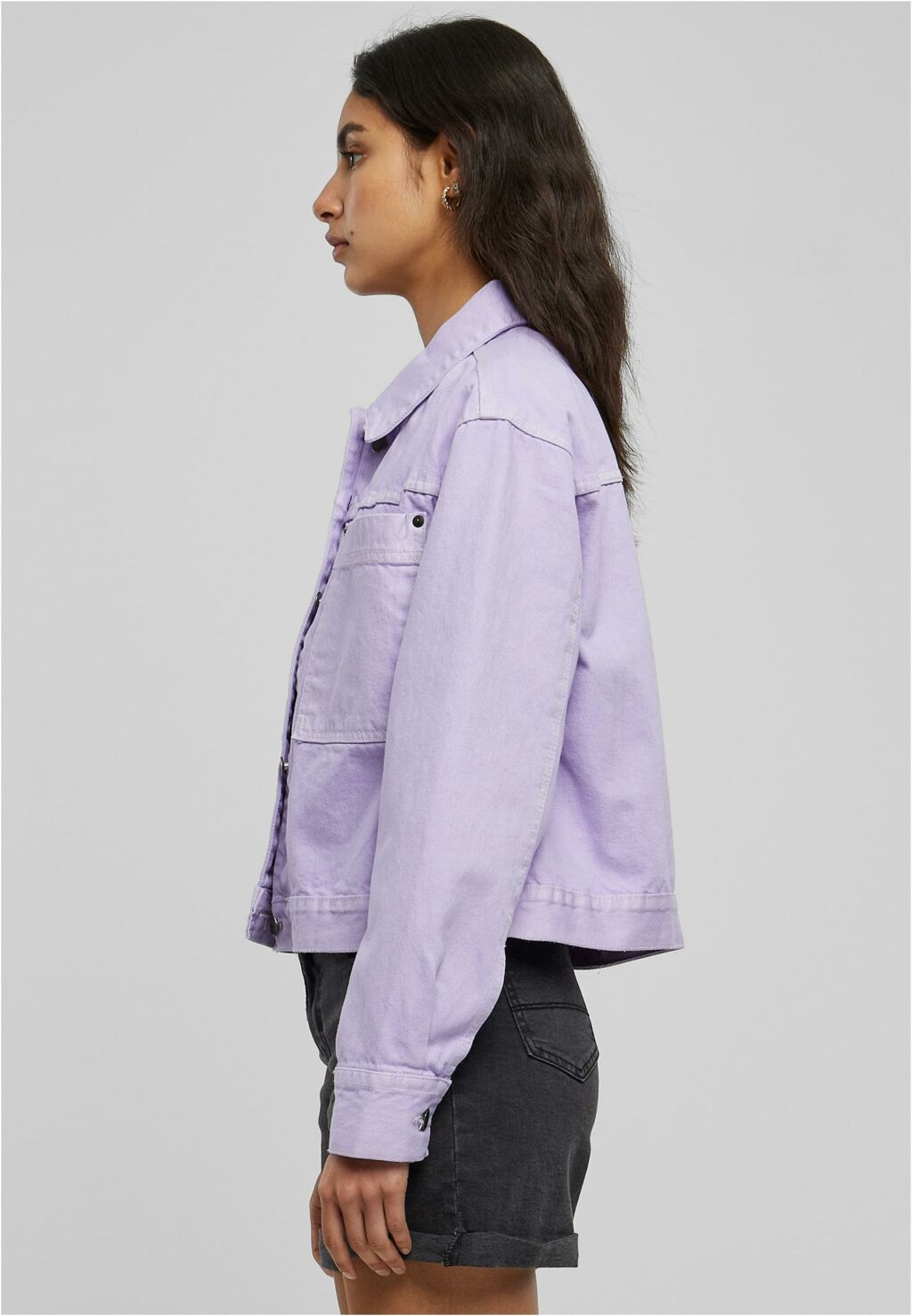 Urban Classics Ladies Short Boxy Worker Jacket lilac TB4781