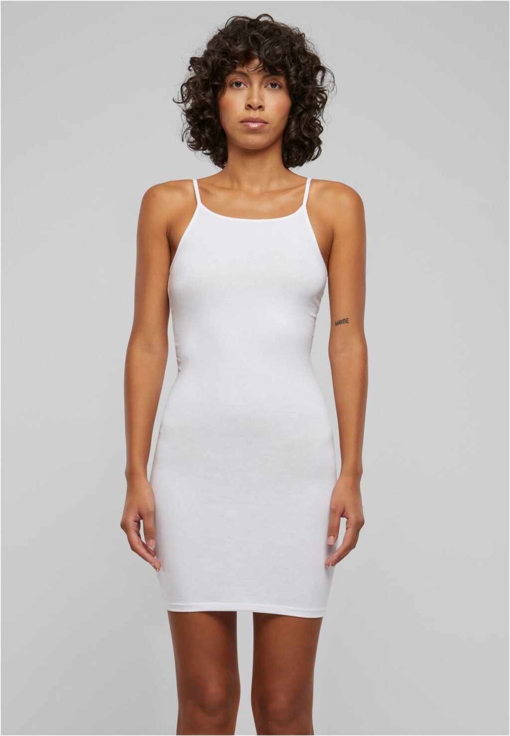 Urban Classics Ladies Stretch Jersey Slim Dress white TB6878