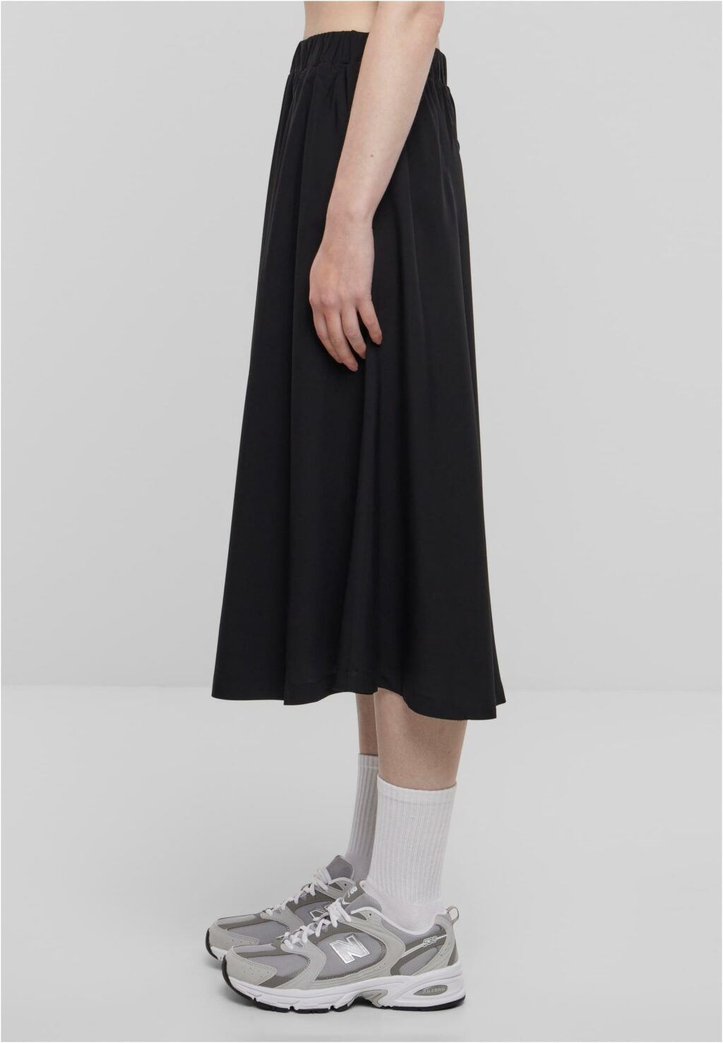 Urban Classics Ladies Viscose Skirt black TB6196