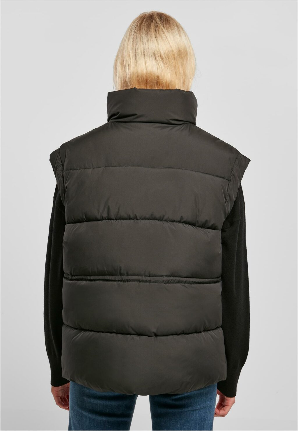 Urban Classics Ladies Waisted Puffer Vest black TB5437