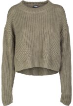 Urban Classics Ladies Wide Oversize Sweater olive TB2359