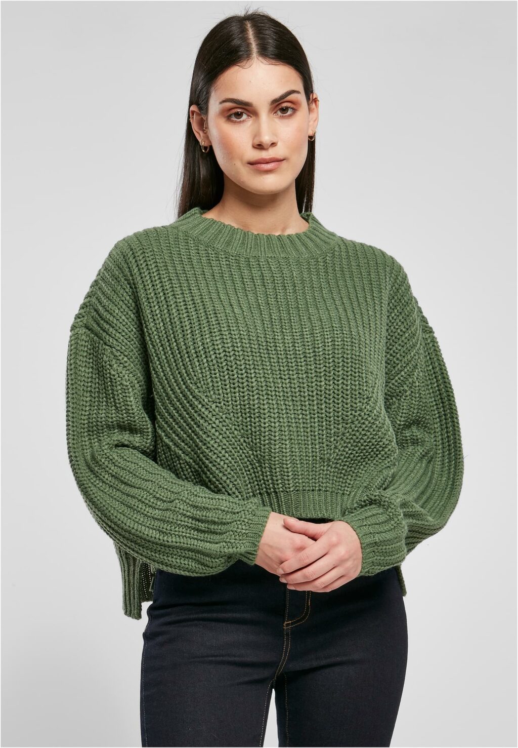 Urban Classics Ladies Wide Oversize Sweater salvia TB2359