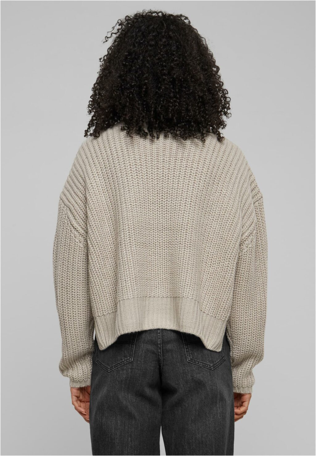 Urban Classics Ladies Wide Oversize Sweater warmgrey TB2359