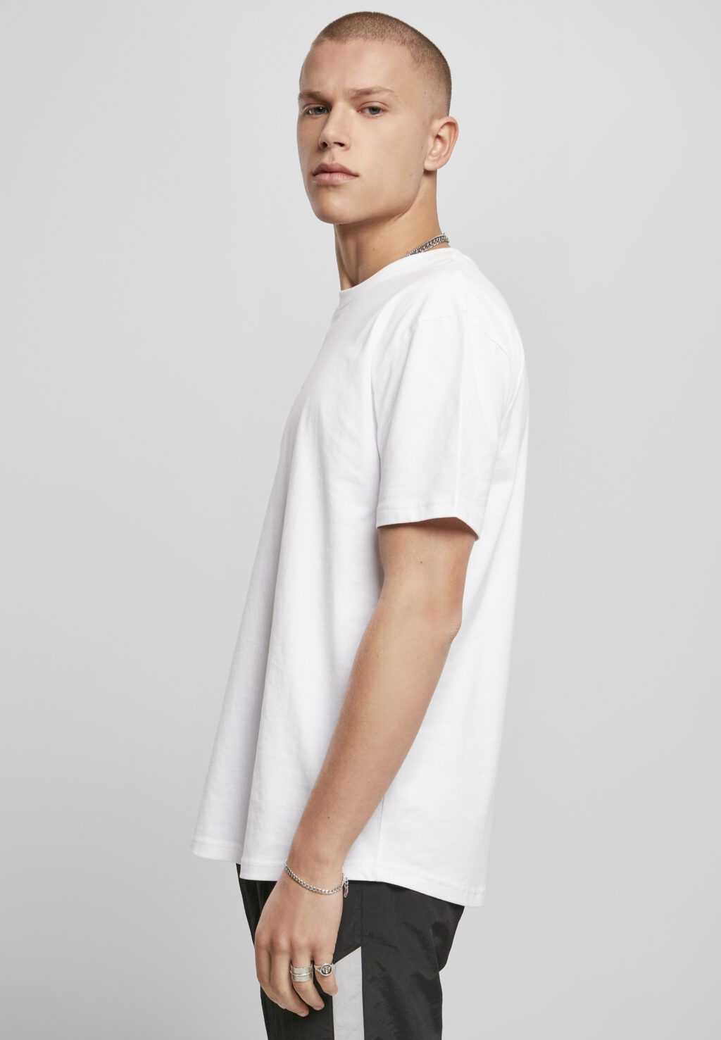 Urban Classics Organic Cotton Curved Oversized Tee 2-Pack white+white TB4394A