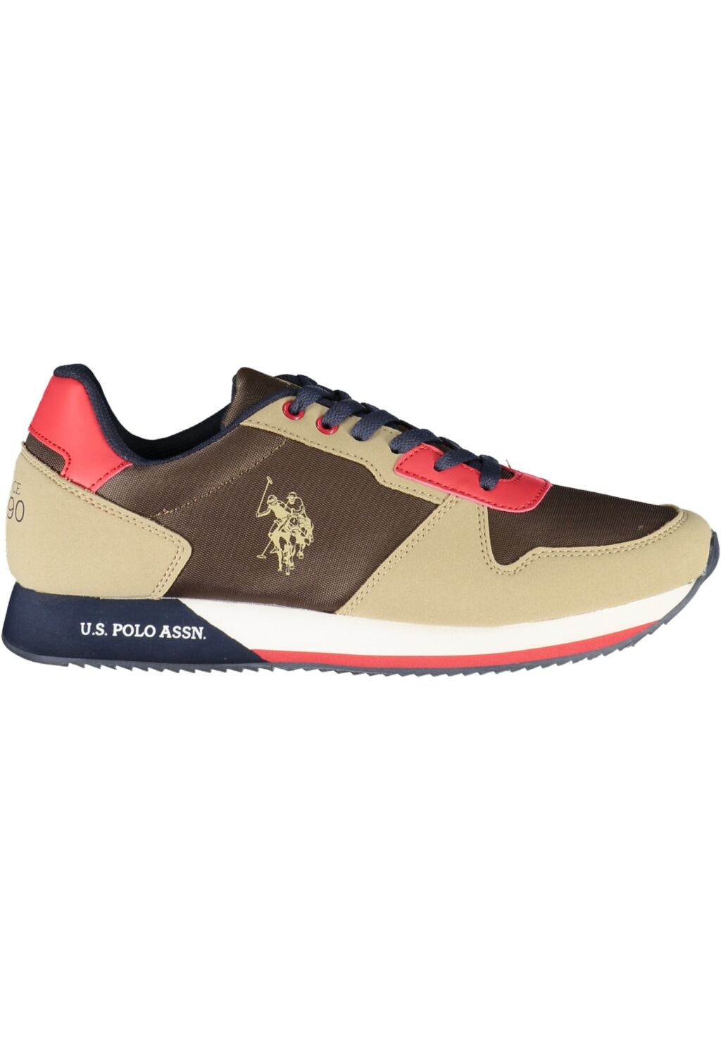 US POLO BEST PRICE BROWN MEN'S SPORTS SHOES NOBIL011MCNH1_MABRWBEI01