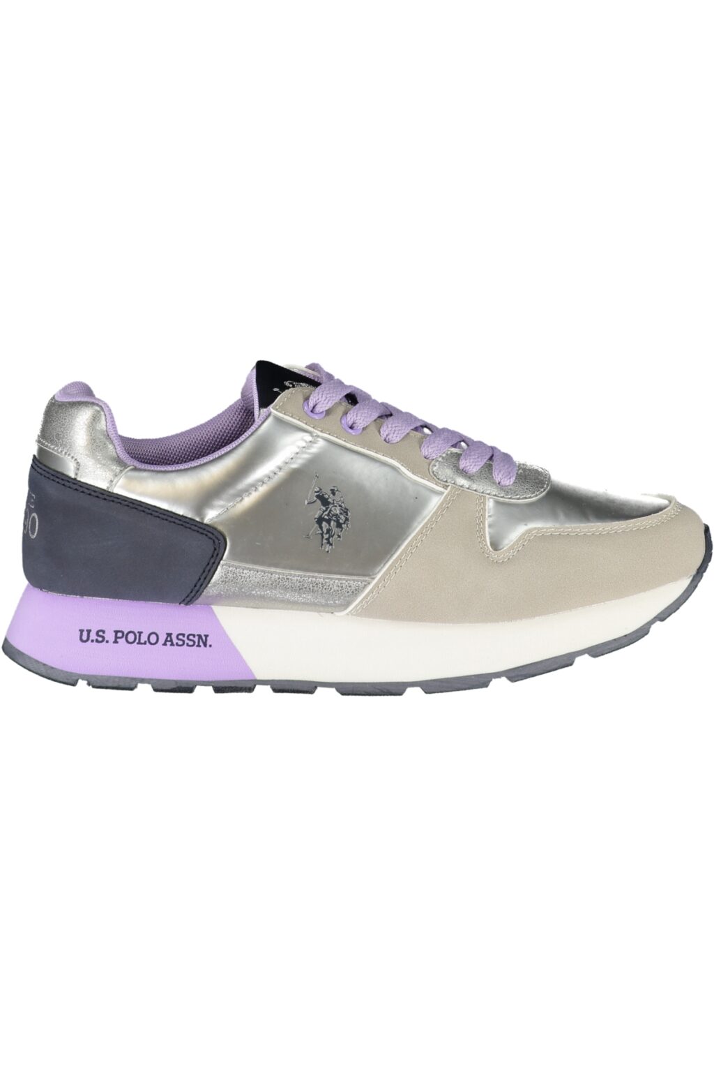 US POLO BEST PRICE SILVER WOMEN'S SPORTS SHOES KITTY002WCNH1F_AGSILDBL01