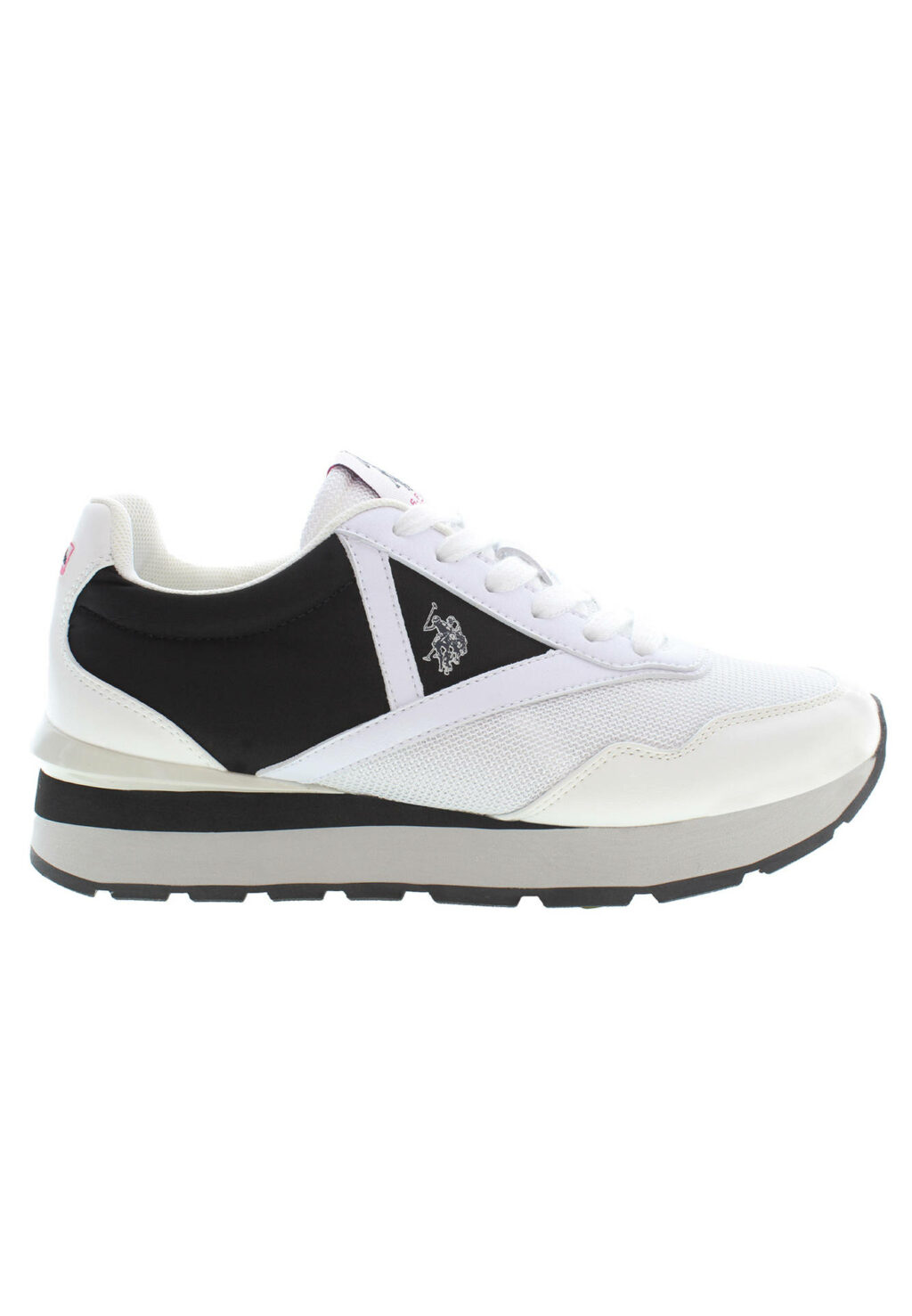 US POLO BEST PRICE WHITE WOMEN'S SPORT SHOES TABY001W3TY1_BIANCO_BLK-WHI01