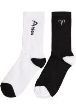 Zodiac Socks 2-Pack black/white aries MT2235